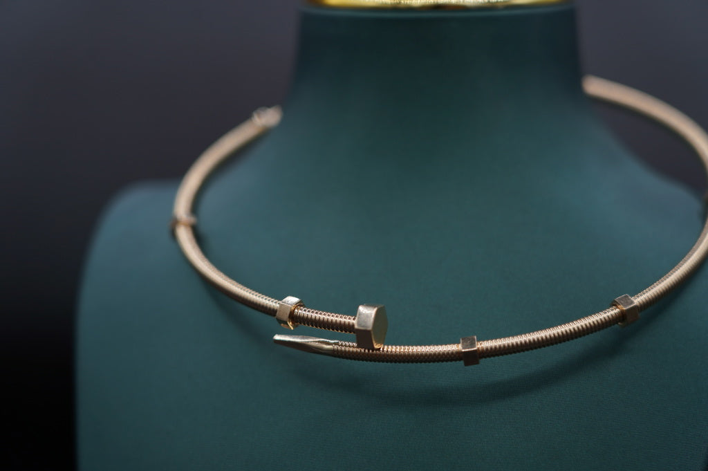 CADENA ESTILO CLAVO 14 KT Weight 22.1 G