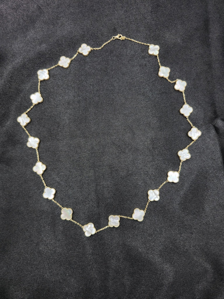 CADENA VAN CLEEF BLANCO Size "24" Weight 20.7 G