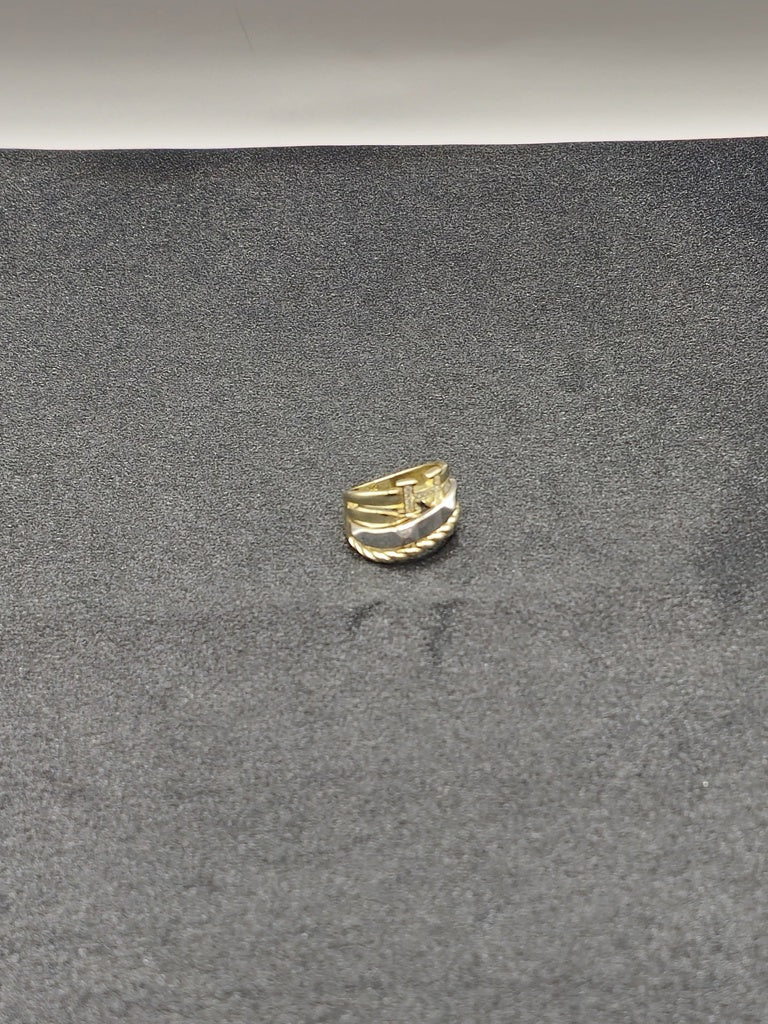 ANILLOS HERMES TWO TONE 14 KT Weight 4.8 G