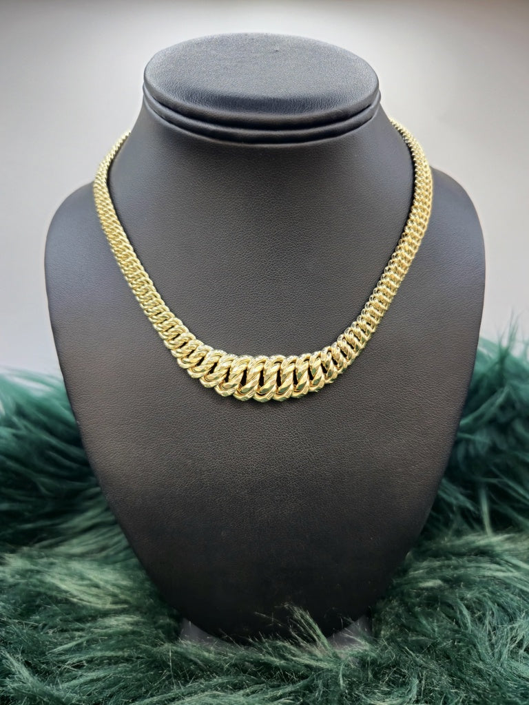 CADENA GARGANTILLA PRINCESA 10 KT Weight 19.2 G