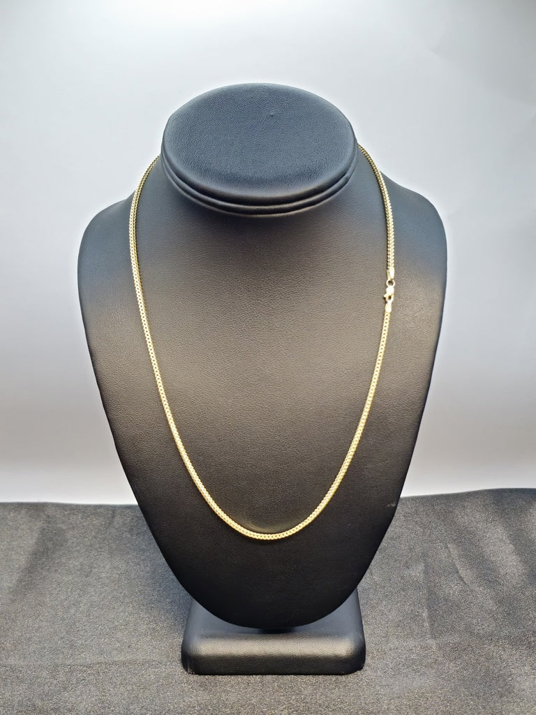 CADENA FRANCO 14 KT Size 8 ½ Weight 4.7 G