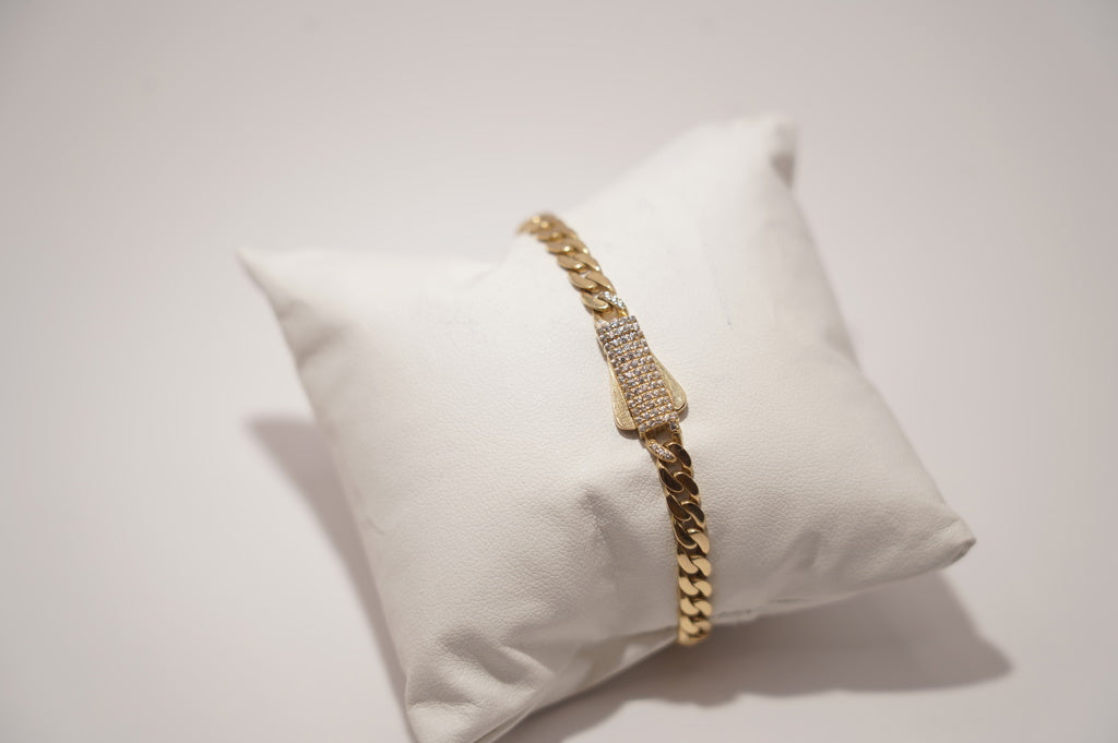 PULSERA MONACO 14 KT Weight 6.9 Gr.