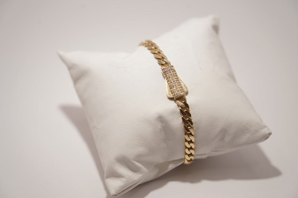 MONACO BRACELET 14 KT Weight 6.9 Gr.