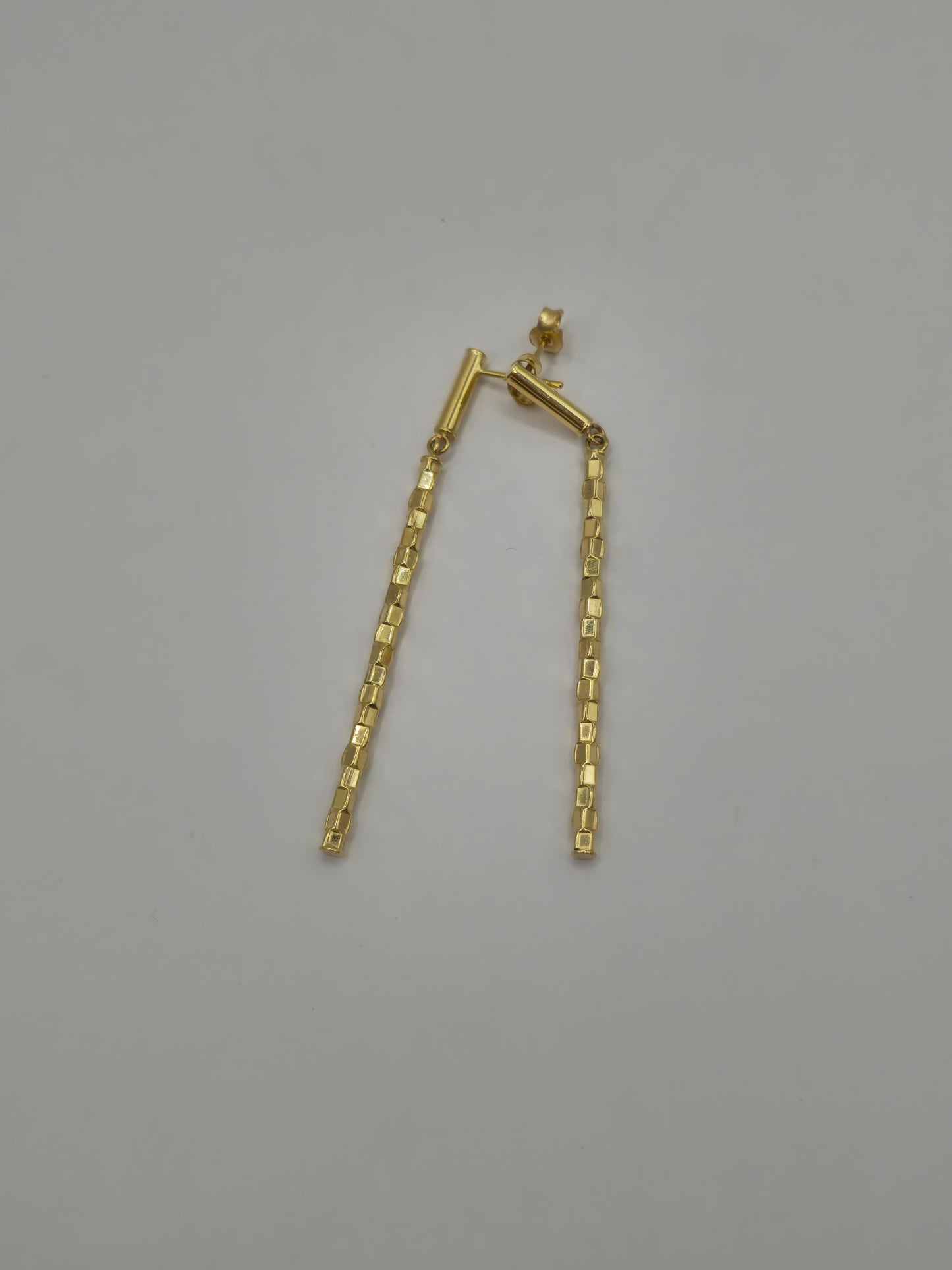 PENDANT EARRINGS 14 KT Weight 1.8 G