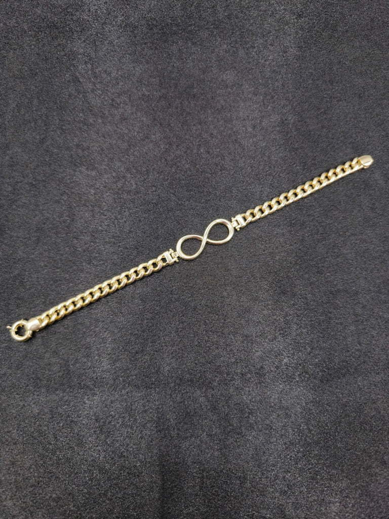 PULSERA INFINITO 10 KT Weight 8.5 G