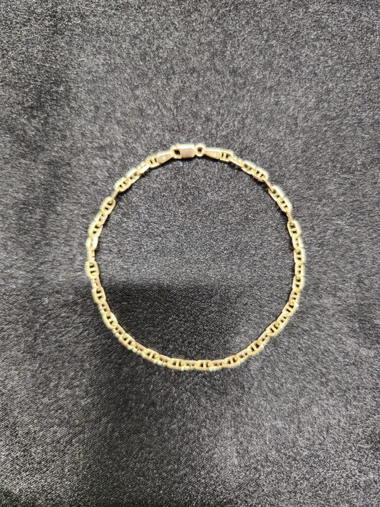 SAILOR BRACELET 14 KT Size 7 ½ Weight 4.3 G