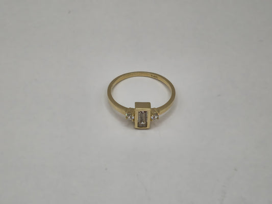 SOLITAIRE RINGS 14 KT Size "8" Weight 2.1 G