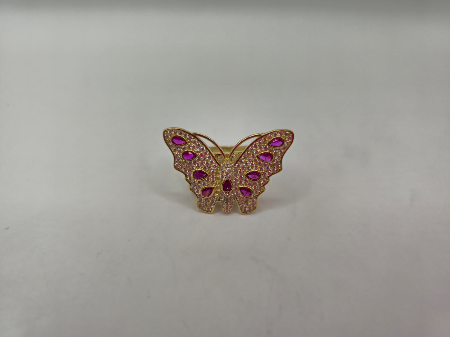 BUTTERFLY LADIES RINGS 14 KT Size 5 ½ Weight 7.0 G