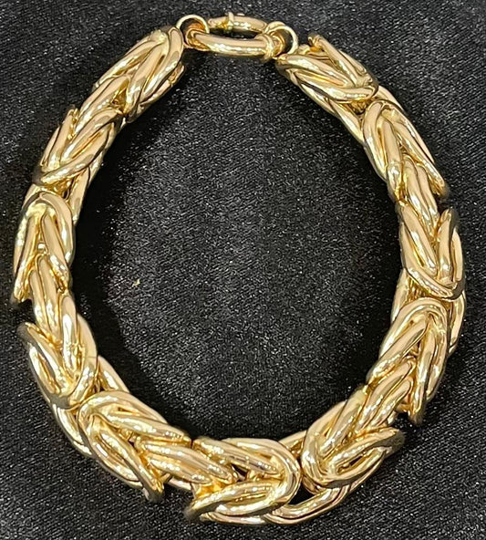 BYZANTINE BRACELET 14 KT Weight 29.3 G