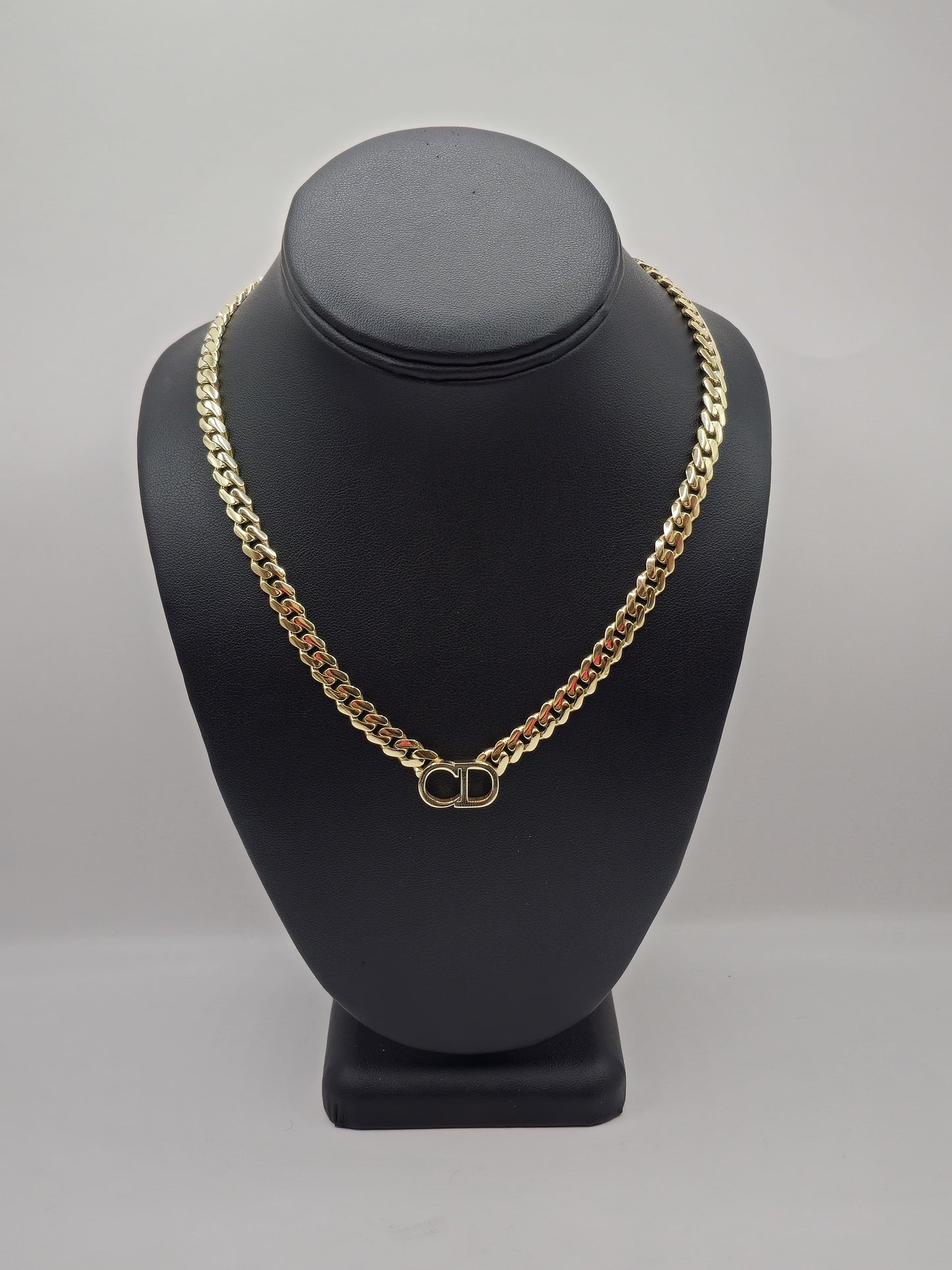 CADENA FANCY MONACO NECKLACE 14 KT Size "18" Weight 25.3 G