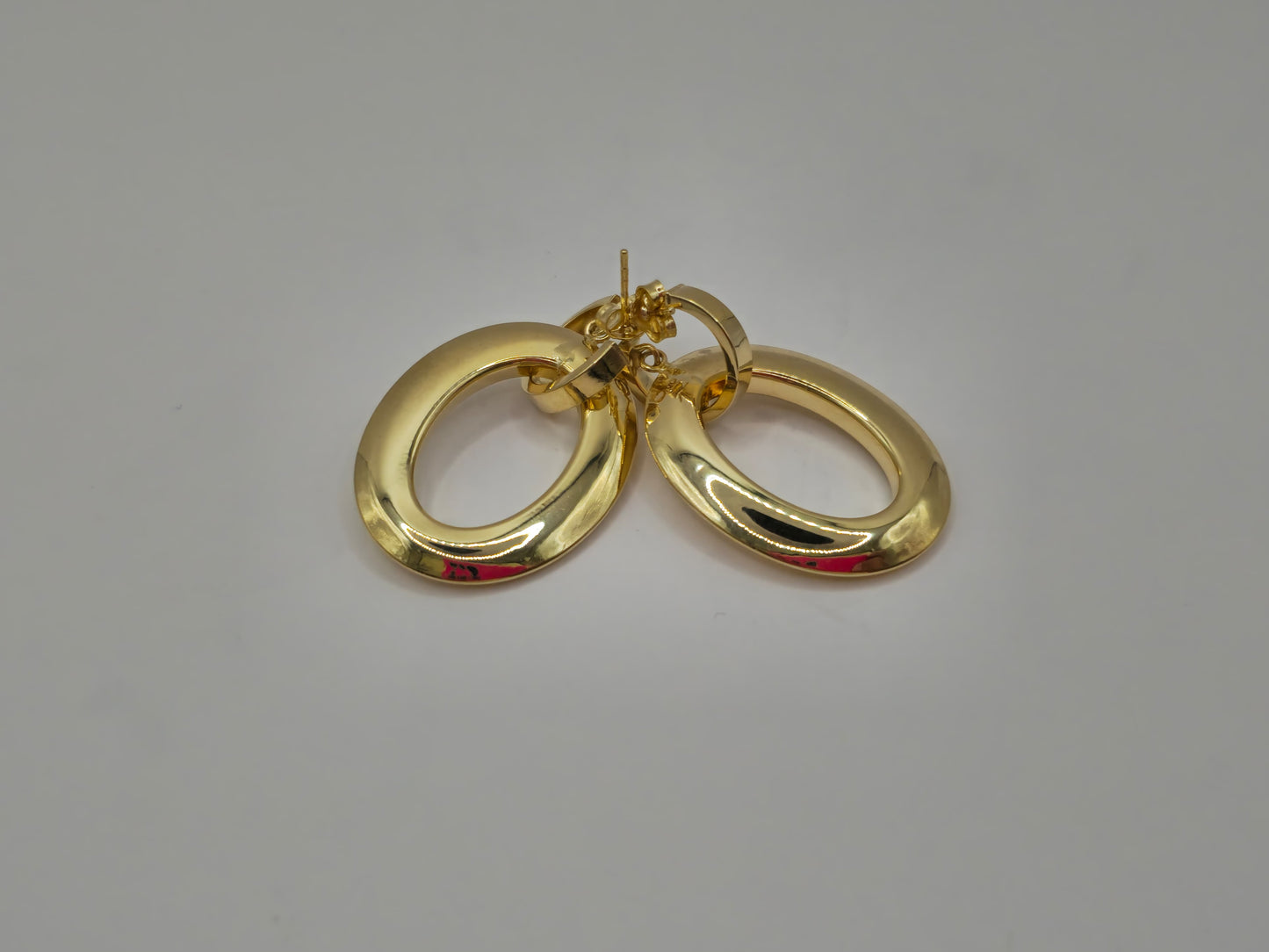 HOOP EARRINGS 14 KT Weight 4.7 G