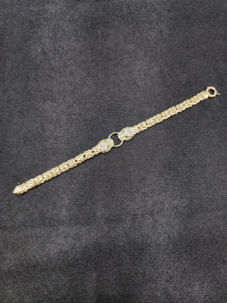 PANTHER BRACELET 10 KT Weight 10.7 G