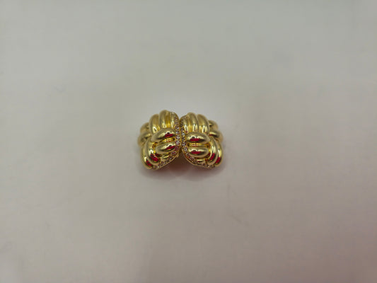 OMEGA EARRINGS 14 KT Weight 5.3 G