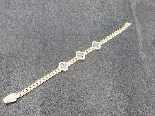 BRACELET BLACK CLOVER 14 KT Weight 13.4 G