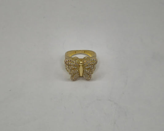 BUTTERFLY LADIES RINGS 14 KT Size 5 ½ Weight 5.7 G