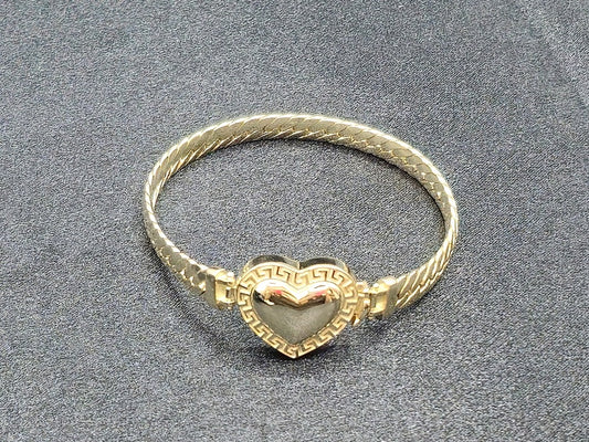 BRACELET HEART 14 KT Weight 12.7 G