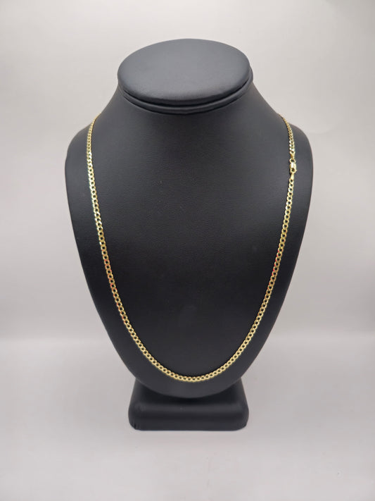 BRIGHT CUT CHAIN ​​14 KT Size "24" 2 ½ mm Weight 5.9 mm