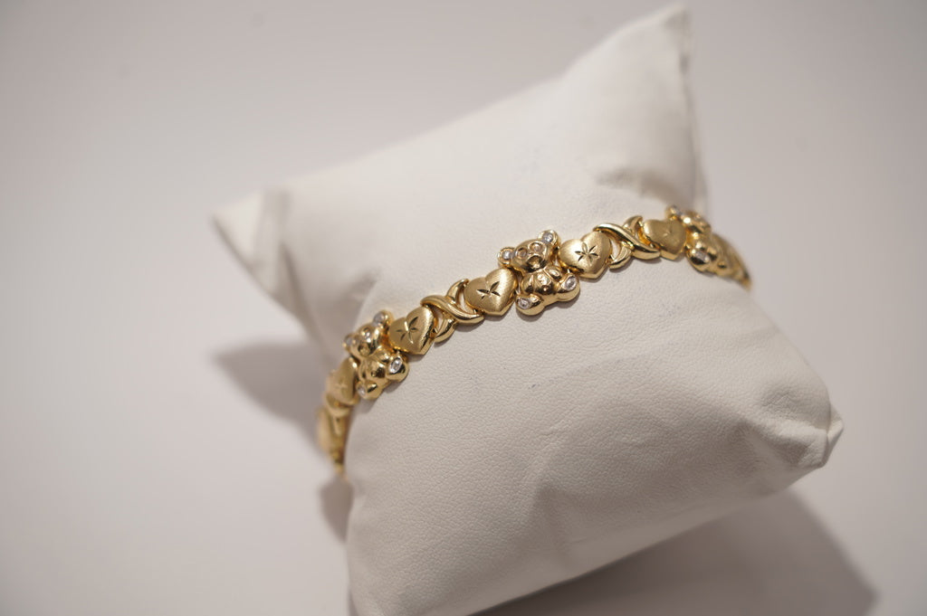 BRACELET 14 KT Weight 8.7 gr