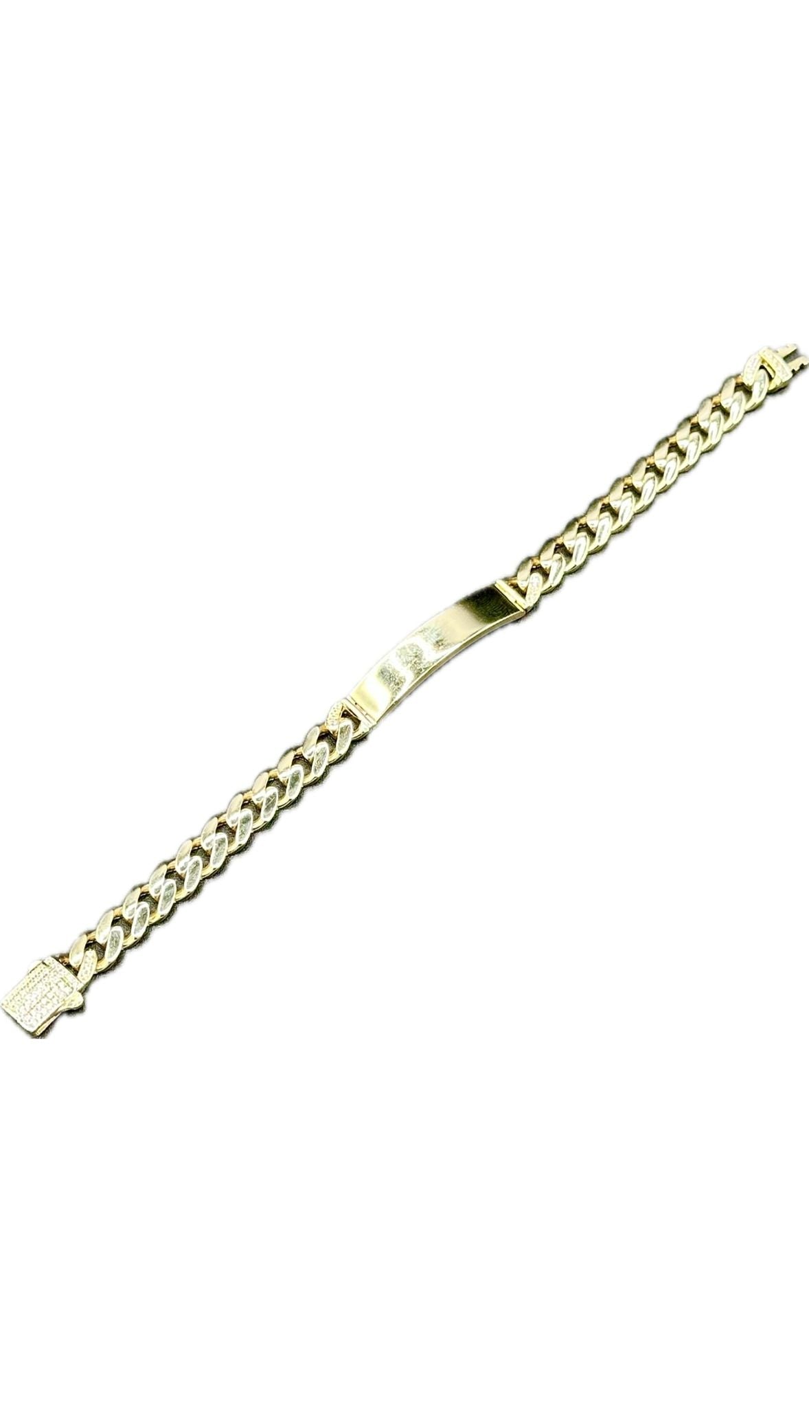 Copy of PULSERA MÓNACO (PERSONALIZABLES PARA NOMBRES, FECHAS...) │14 KT. ORO - 16.7 GR.