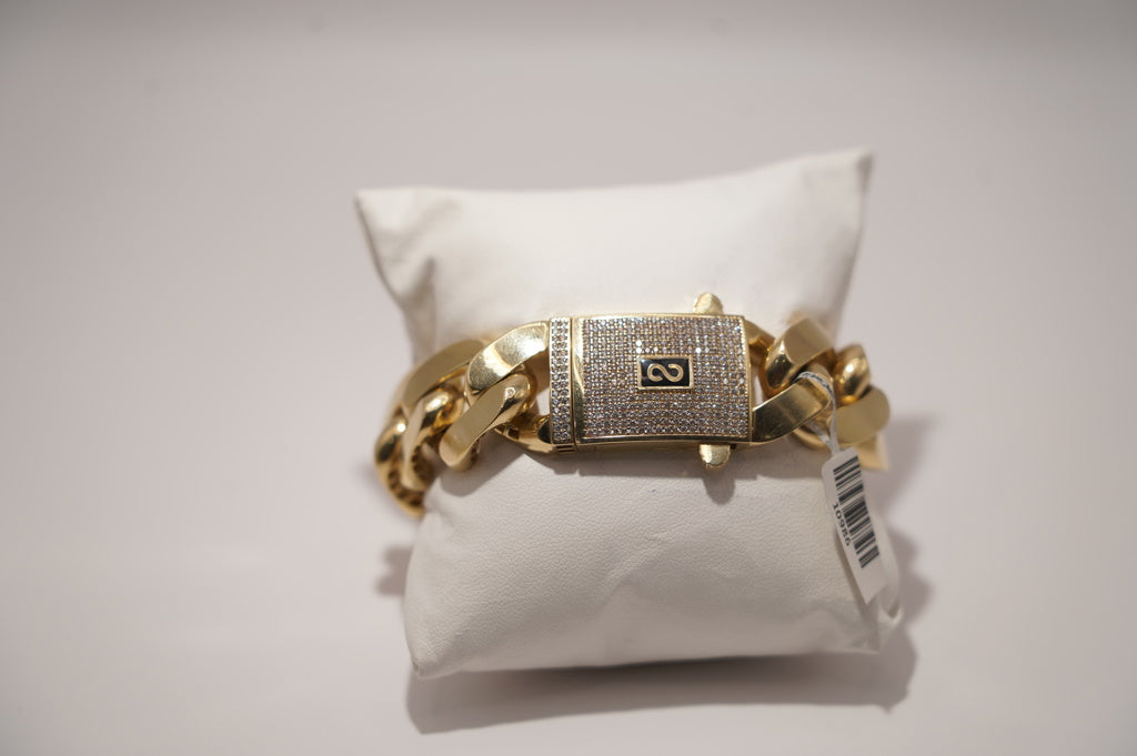 BRACELET 10 KT Weight 25.7 Gr.