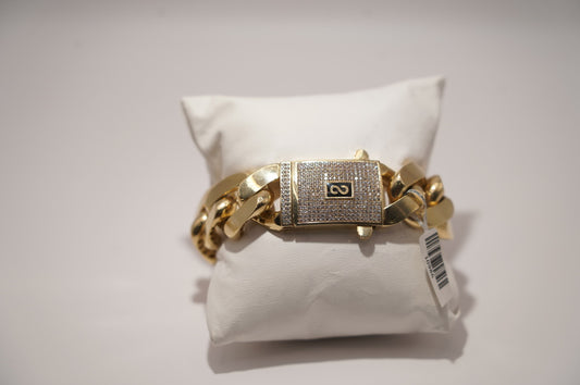 BRACELET 10 KT Weight 25.7 Gr.