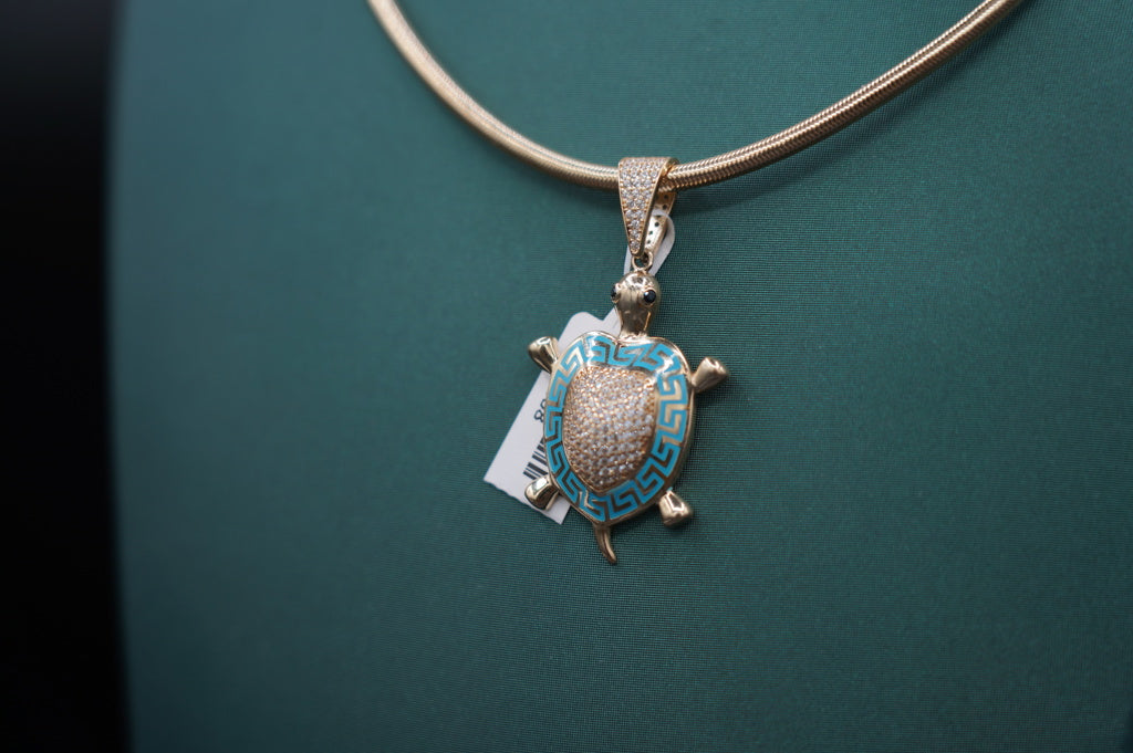 TURTLE PENDANTS 14 KT Weight 5.5 Gr.