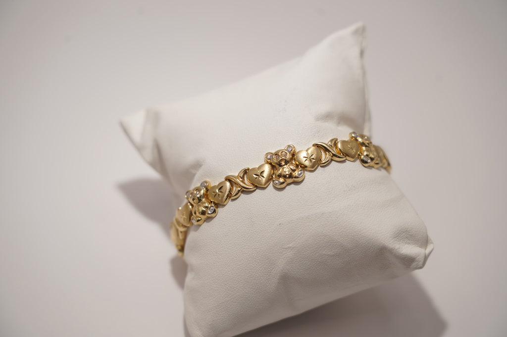 BRACELET 14 KT Weight 8.7 gr