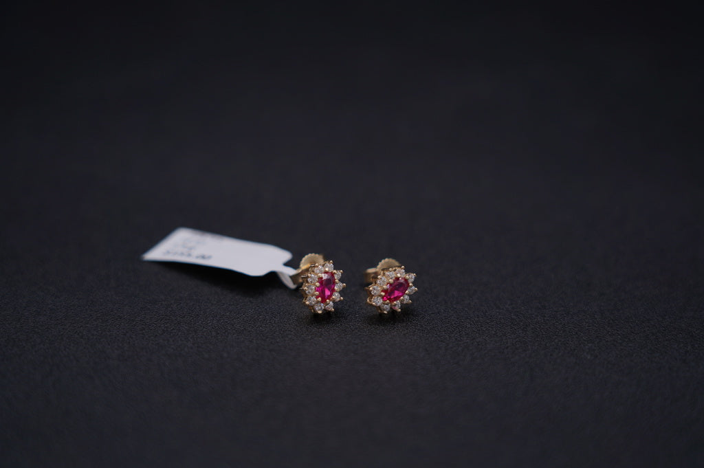 ARETES  14 KT Weight 1.9 gr