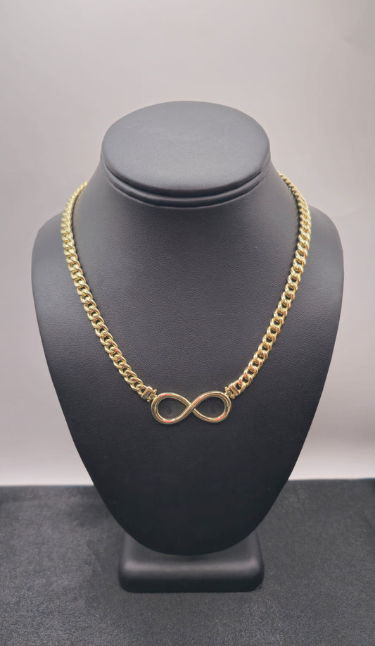 INFINITY CHOKER CHAIN 10 KT Weight 17.9 G