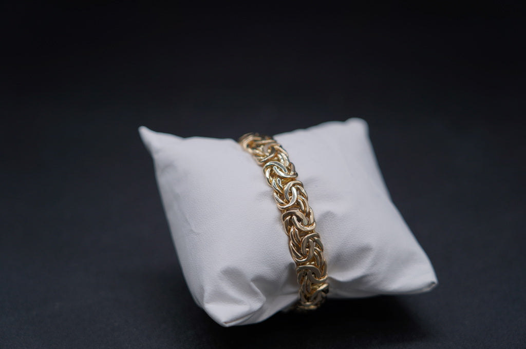 BYZANTINE BRACELET 10 KT Weight 18.7 Gr.