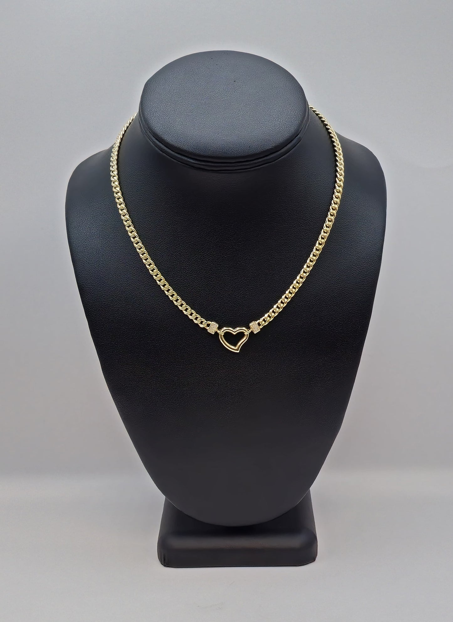 HEART CHAIN 14 KT Weight 10.7 G