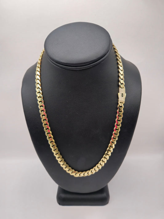 MONACO CHAIN ​​14 KT Size "20" x 8 mm Weight 26.3 G