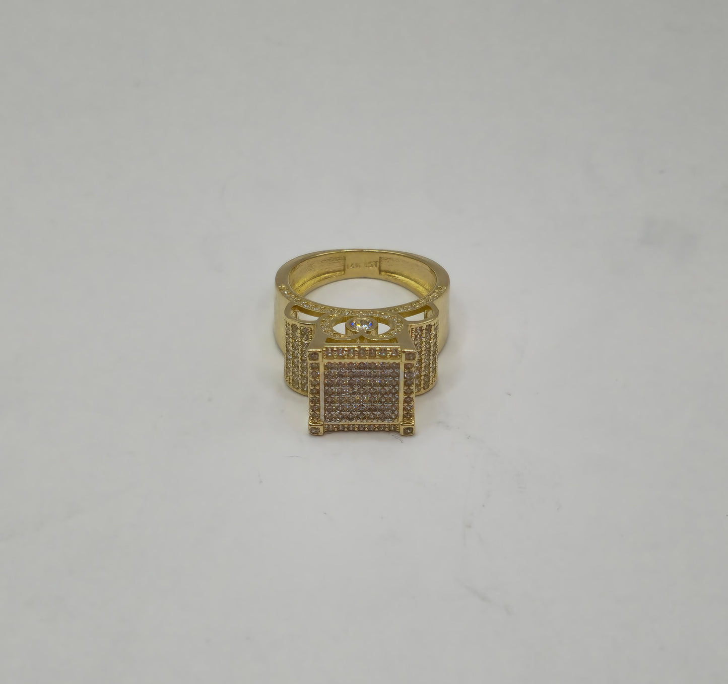 ANILLOS PRINCESA 14 KT Size "7" Weight 7.8 G