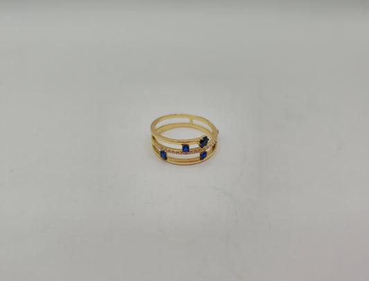 RINGS FOR LADIES 14 KT Size "7" Weight 2.8 G