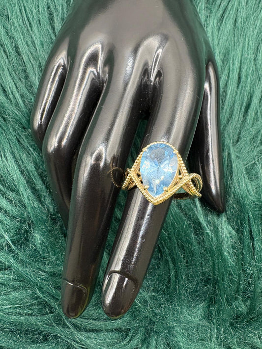 ANILLOS PIEDRAS 14 KT Weight 7.5 G