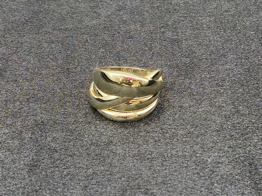 RINGS FOR LADIES 14 KT Size 8 ½ Weight 4.8 G